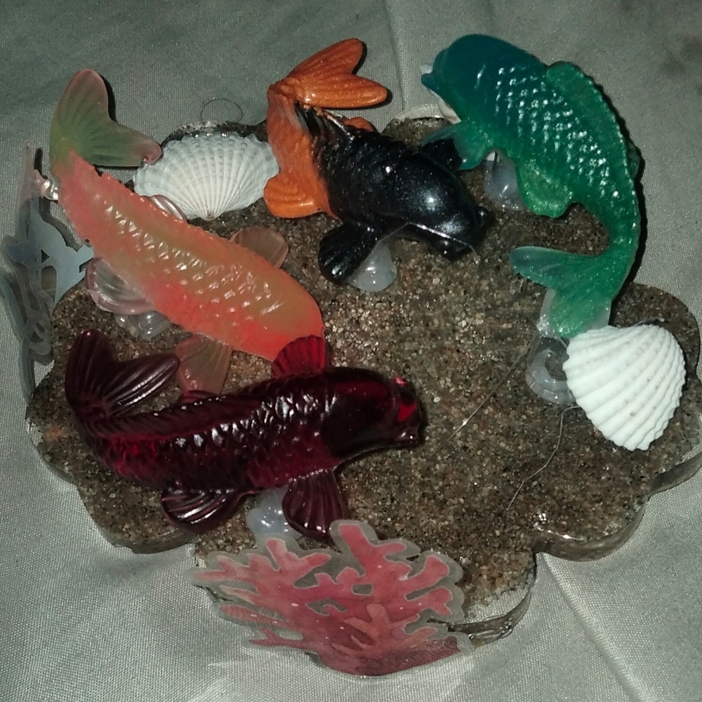 Koi Fish Center Piece